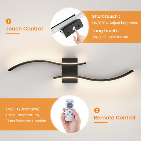 VOLISUN dimming control offers stepless brightness for any moment.