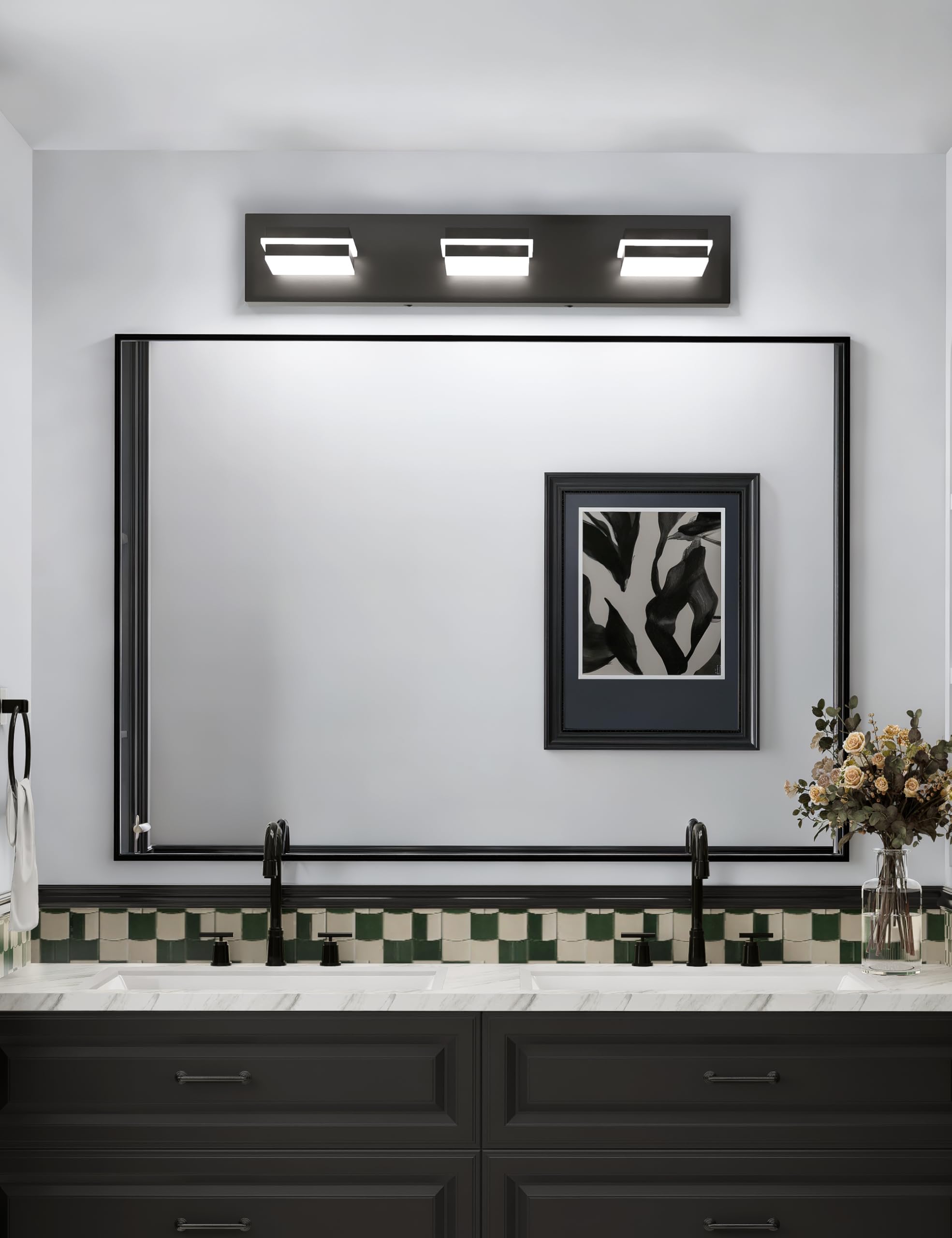 VOLISUN easy-install bathroom light kit with included hardware