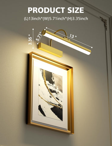 Volisun easy-install light attaches to drywall, brick, or wood surfaces.