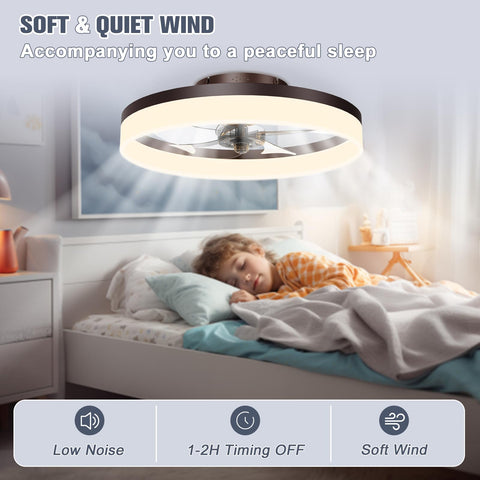 VOLISUN easy-install ceiling fan for quick setup