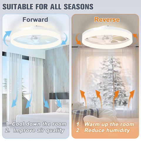 VOLISUN quick-install design makes ceiling mounting straightforward with pre-assembled parts.
