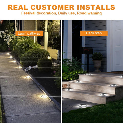 VOLISUN energy-saving outdoor lighting for pathways and steps