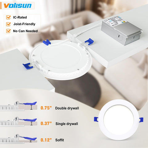 VOLISUN ETL/UL certified ceiling lights promise reliable performance and quality.