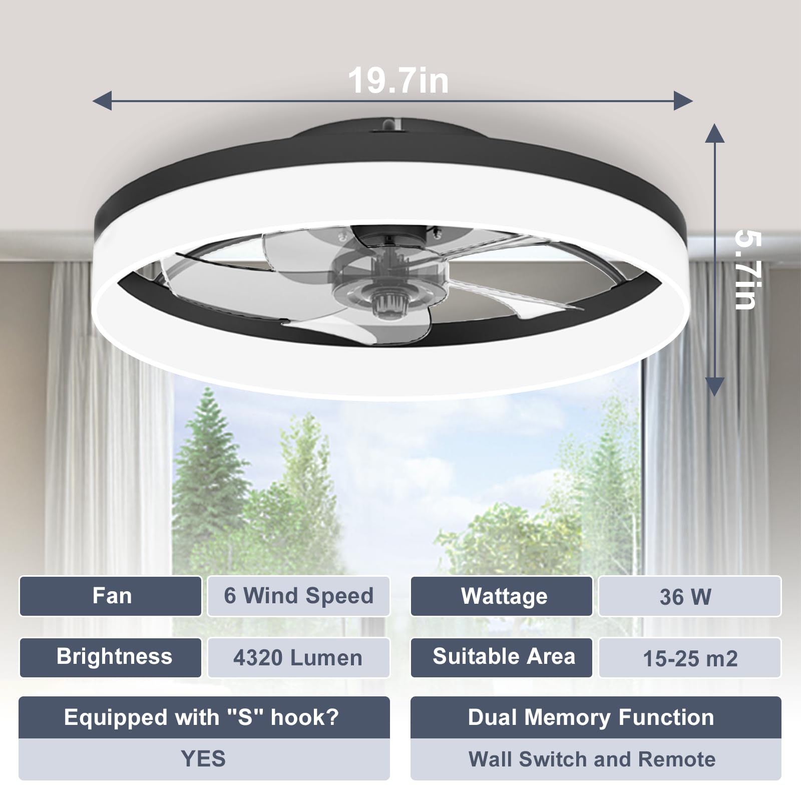 VOLISUN flush-mount installation is straightforward with pre-assembled components