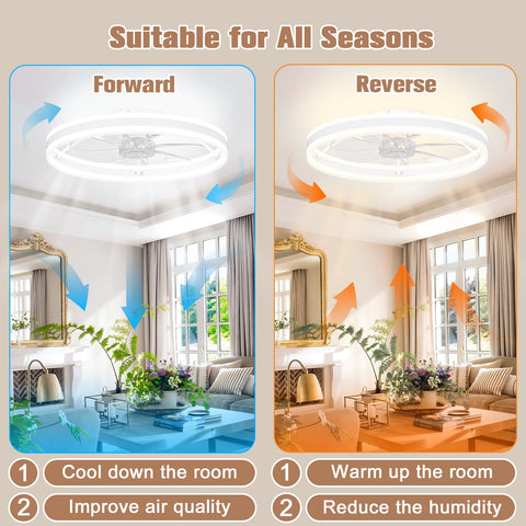 VOLISUN flush-mount installation shown for quick, simple setup.