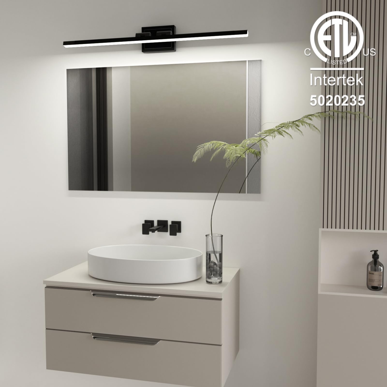 VOLISUN IP44 waterproof vanity light suitable for humid bathrooms