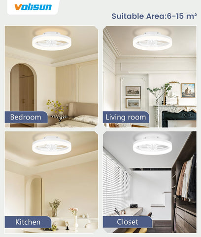 VOLISUN LED dimmable light with remote control for versatile ambiance