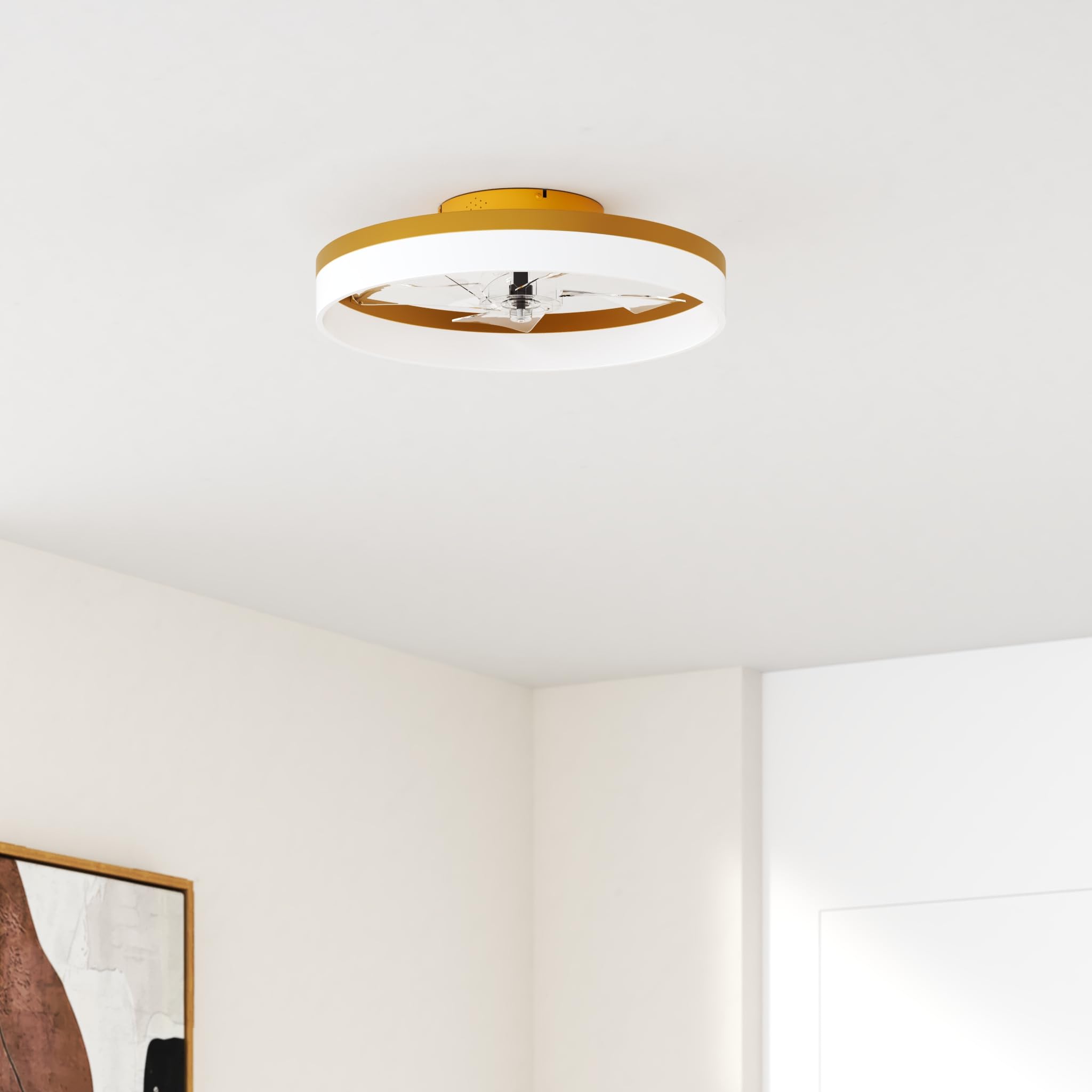 Volisun LED fandelier with adjustable color temperature suits different moods.