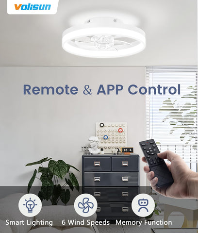 VOLISUN memory function recalls preferred lighting settings