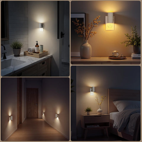 VOLISUN Night Light compact design saves outlet space