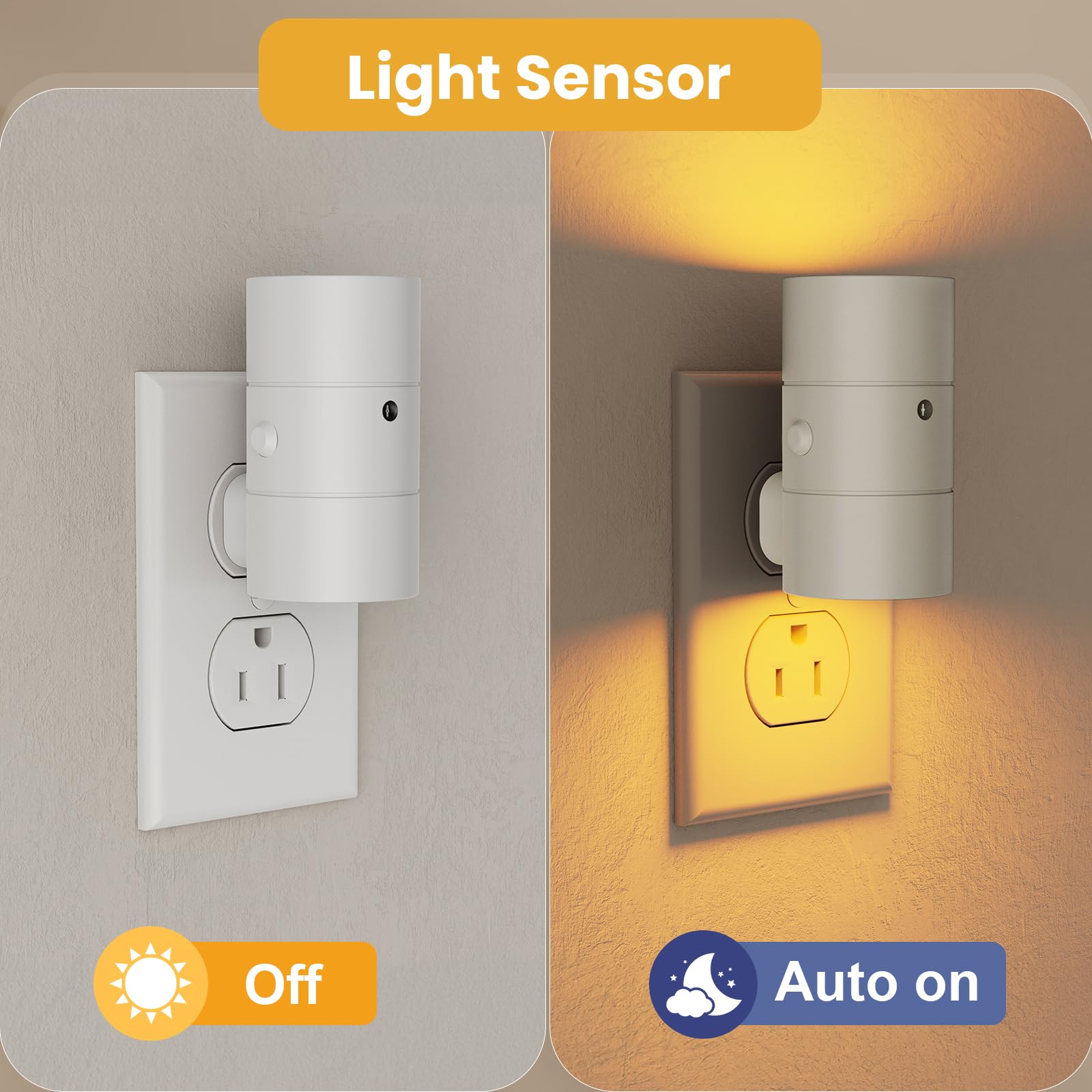 VOLISUN Night Light stepless dimming from 0 to 100 lumens