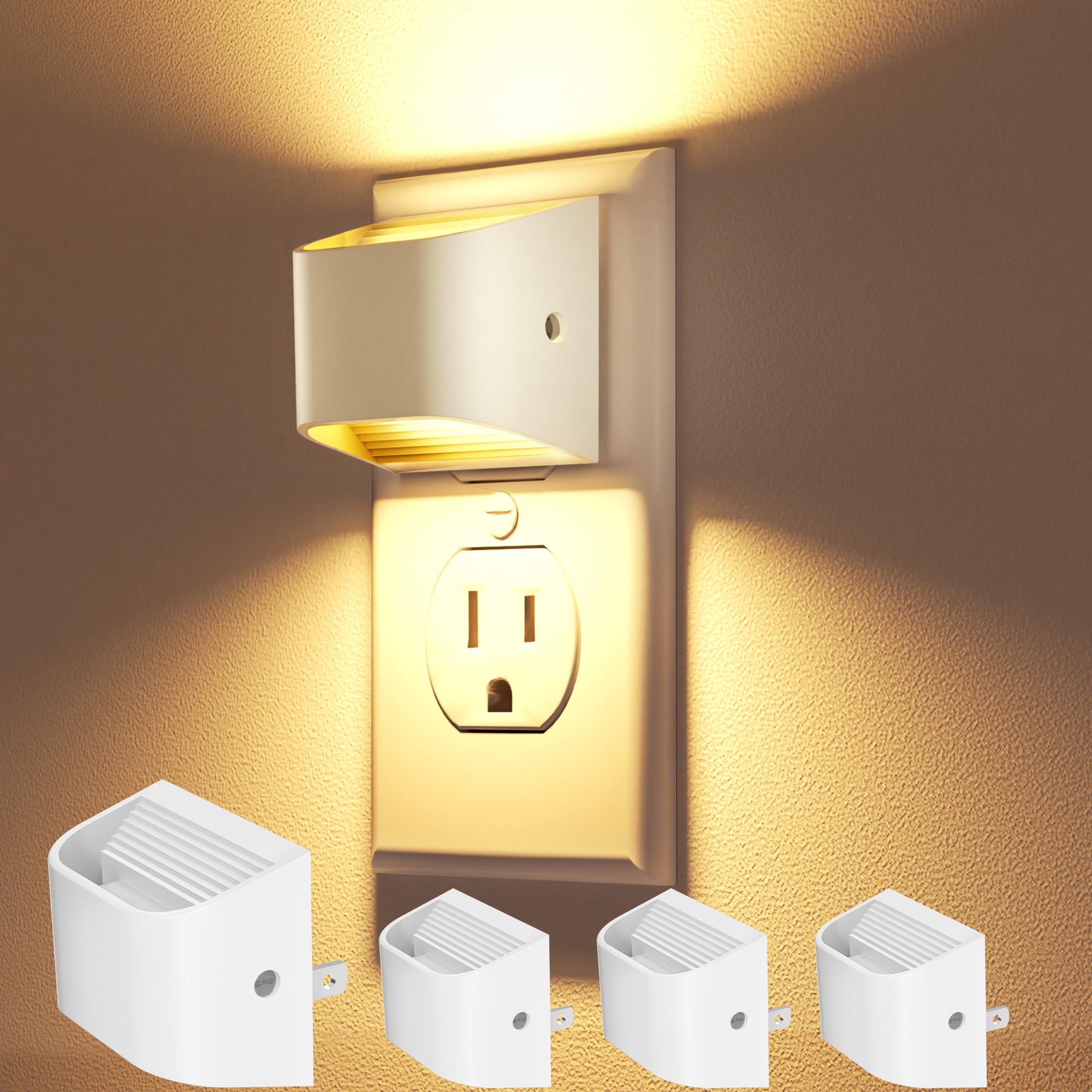 VOLISUN nightlight with up and down glow for safe hallway illumination
