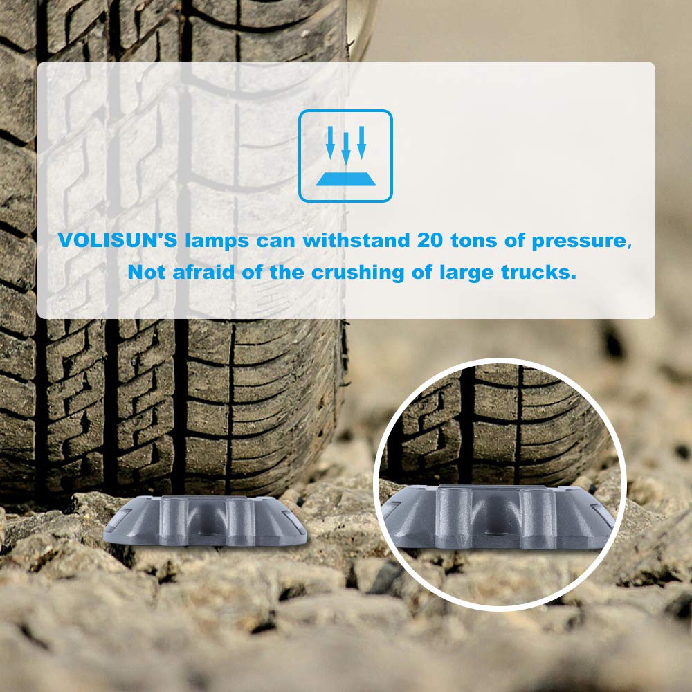 VOLISUN auto on/off lights illuminate paths without manual operation.