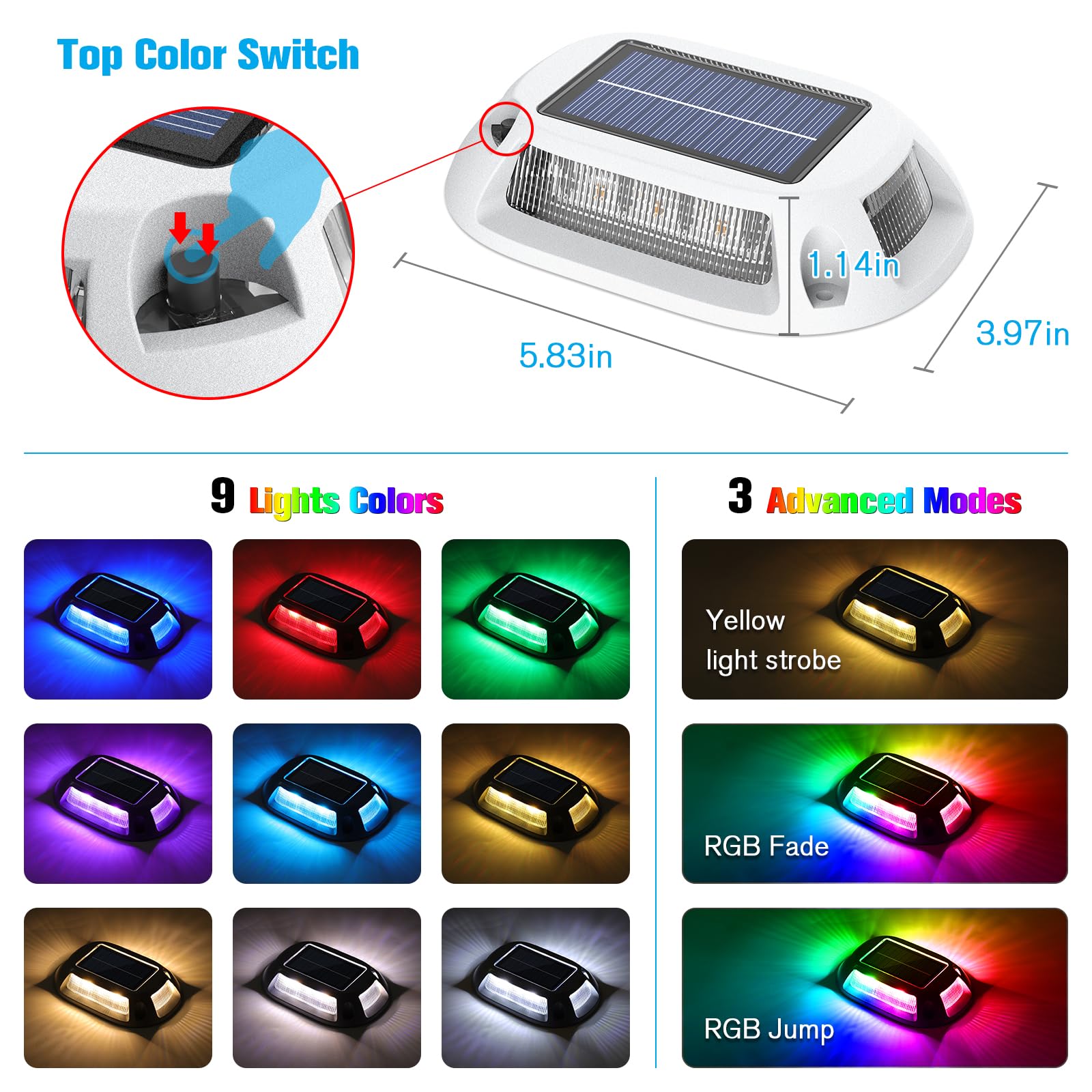VOLISUN lights show color mode for mood setting and events
