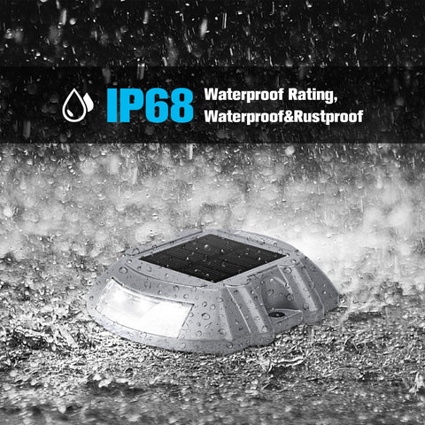 VOLISUN IP68 waterproof light withstands rain and submersion for reliable outdoor use.