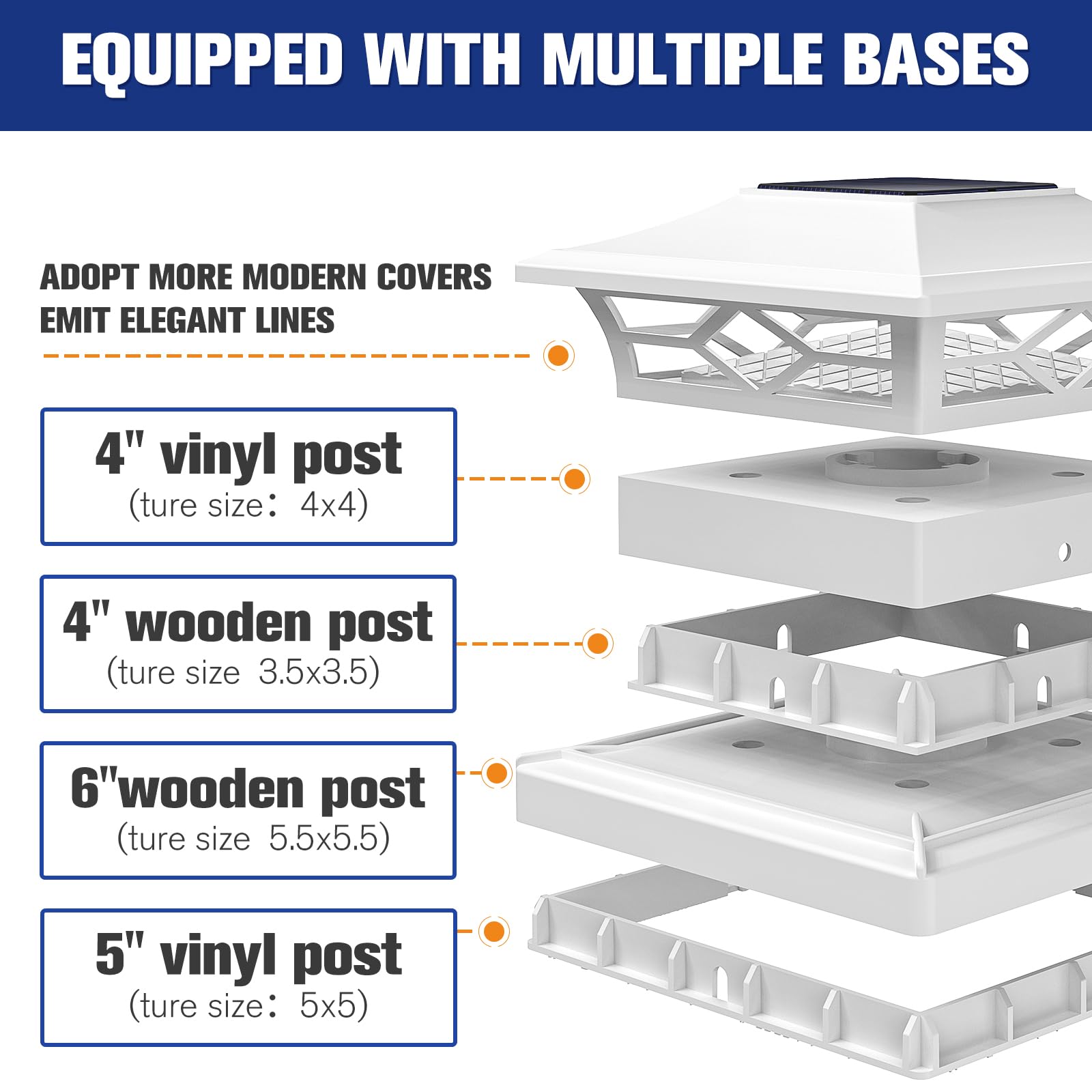 VOLISUN six-pack installation is quick and wire-free