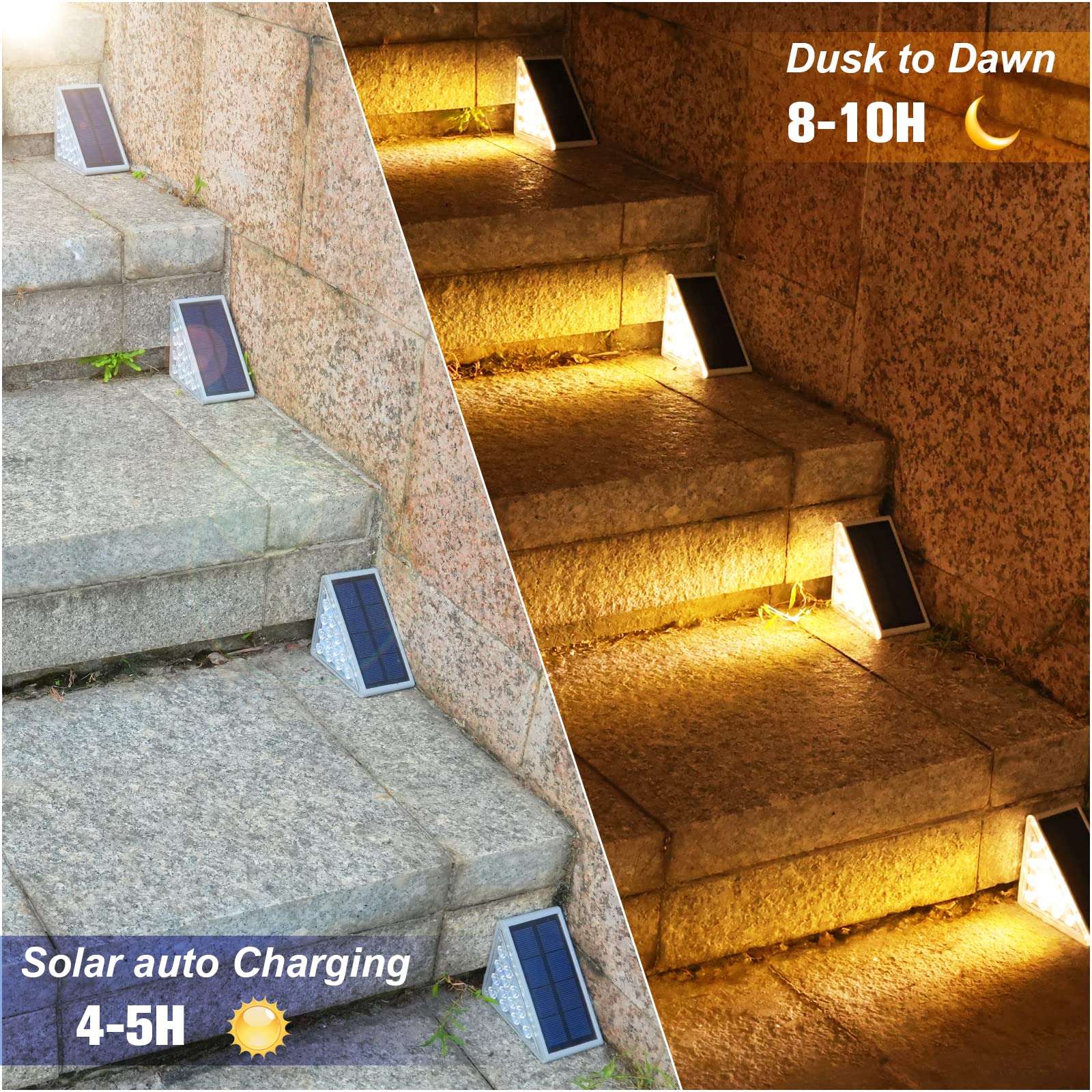 VOLISUN LED step lights provide IP67 waterproof performance for year-round use.