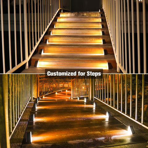 VOLISUN IP67 waterproof step light withstands rain and frost for year-round use.