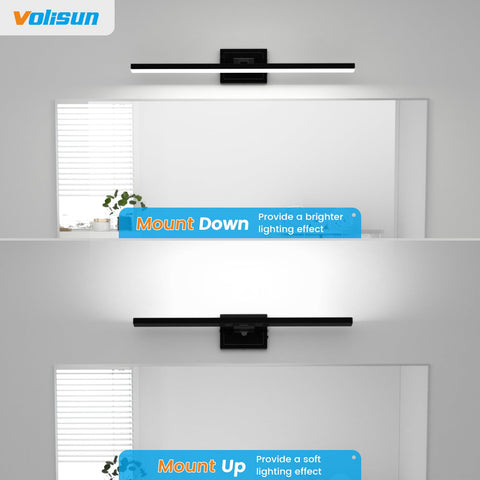 VOLISUN vanity light is ETL certified for safety and reliability.