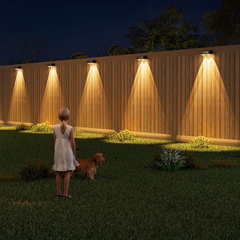 VOLISUN walkway-illumination fence light guides pathways after dark.