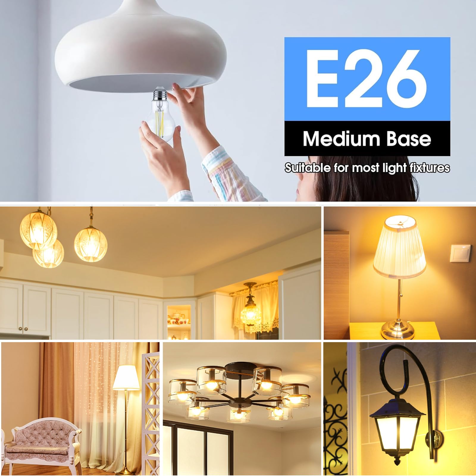 VOLIVO 12-pack provides consistent lighting across multiple fixtures.
