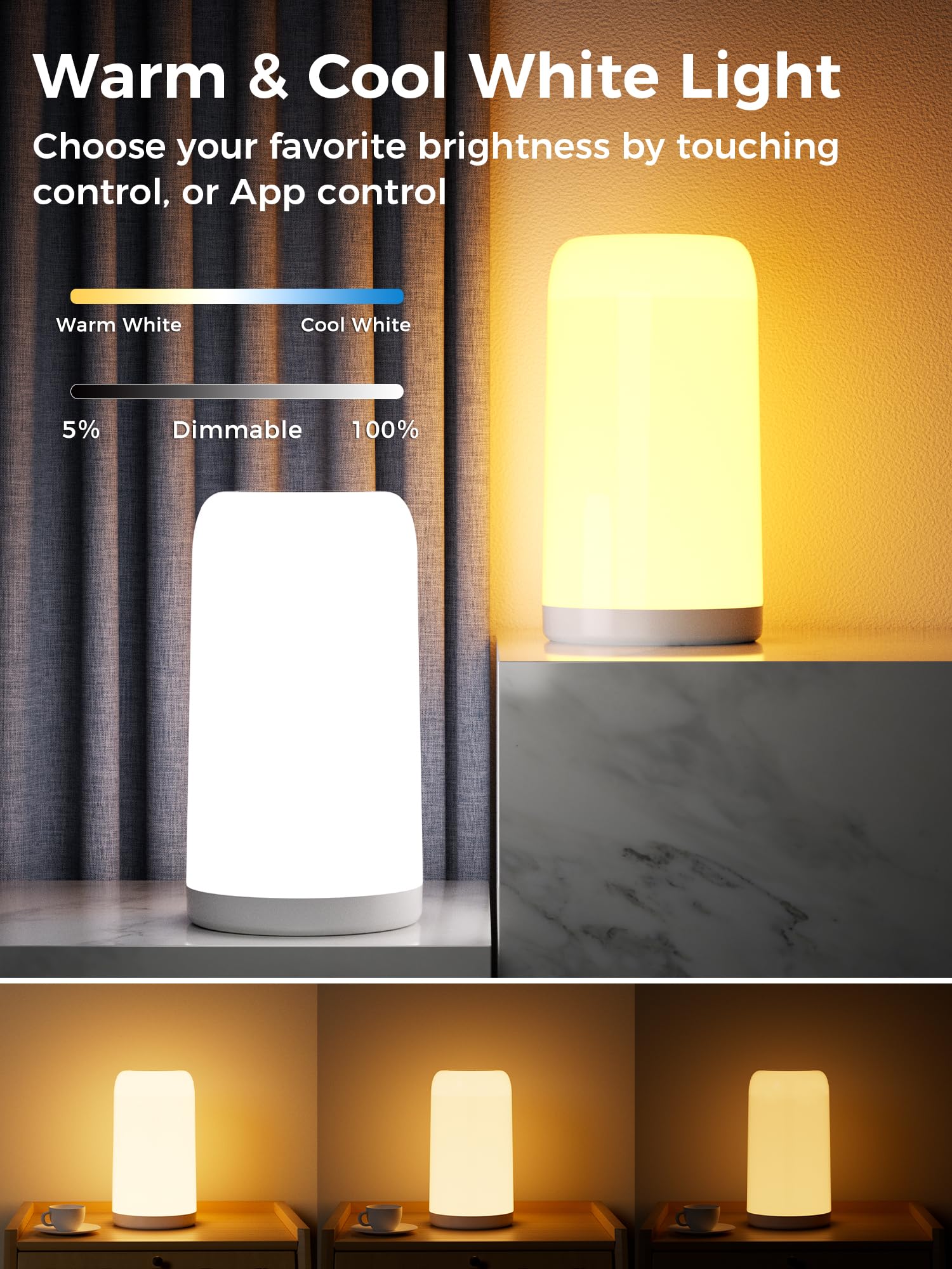 VOLIVO 360° light panel provides even illumination and timer capability