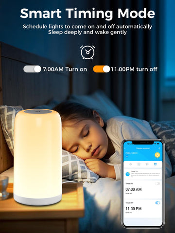 VOLIVO RGB colors from 2700K to 6500K for versatile ambient lighting