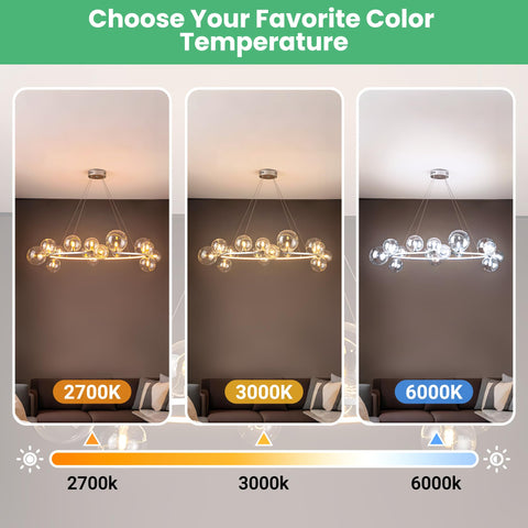 VOLIVO G9 LED bulb has no flicker for steady lighting.