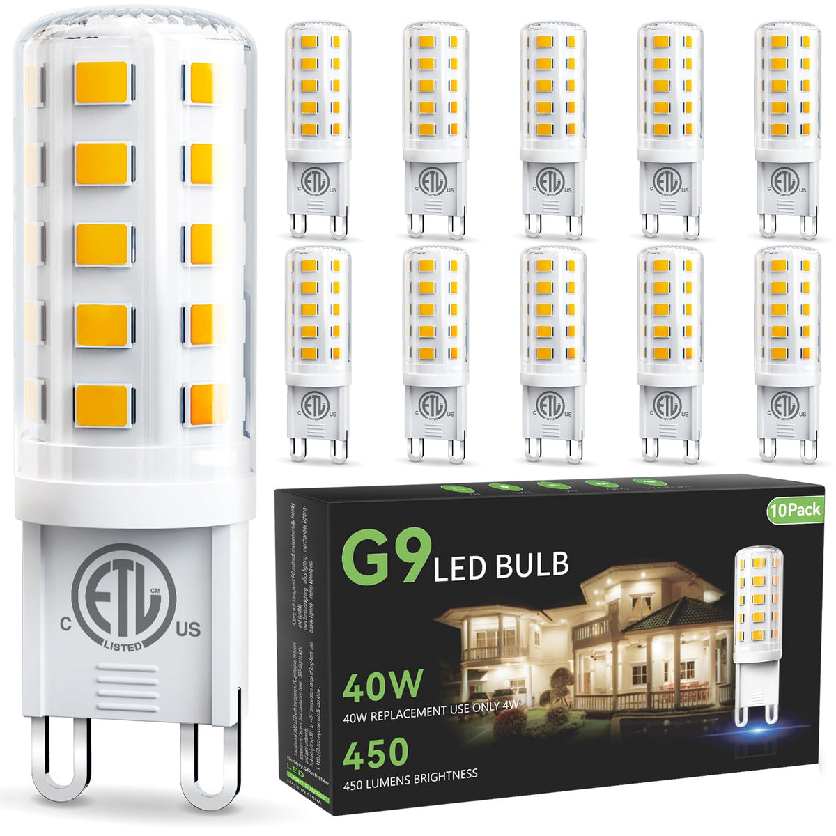 VOLIVO G9 LED bulb with soft warm light at 3000K for cozy rooms.