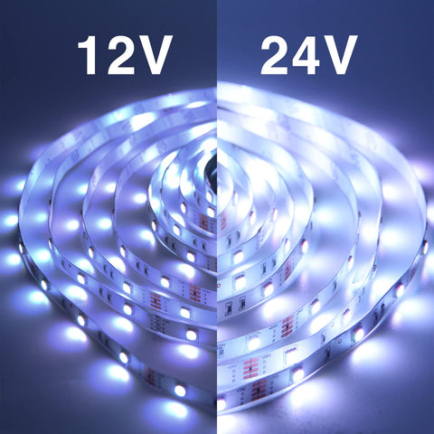 VOLIVO RGB LED strip with multicolor modes for mood lighting.