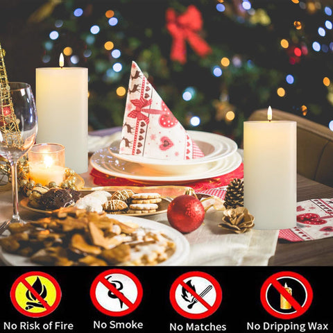 Volnyus remote candles with timers offer convenient, hands-free control for rituals or table lighting.