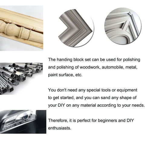 VOLSIVE foam PU sanding block delivers soft touch and durable performance.