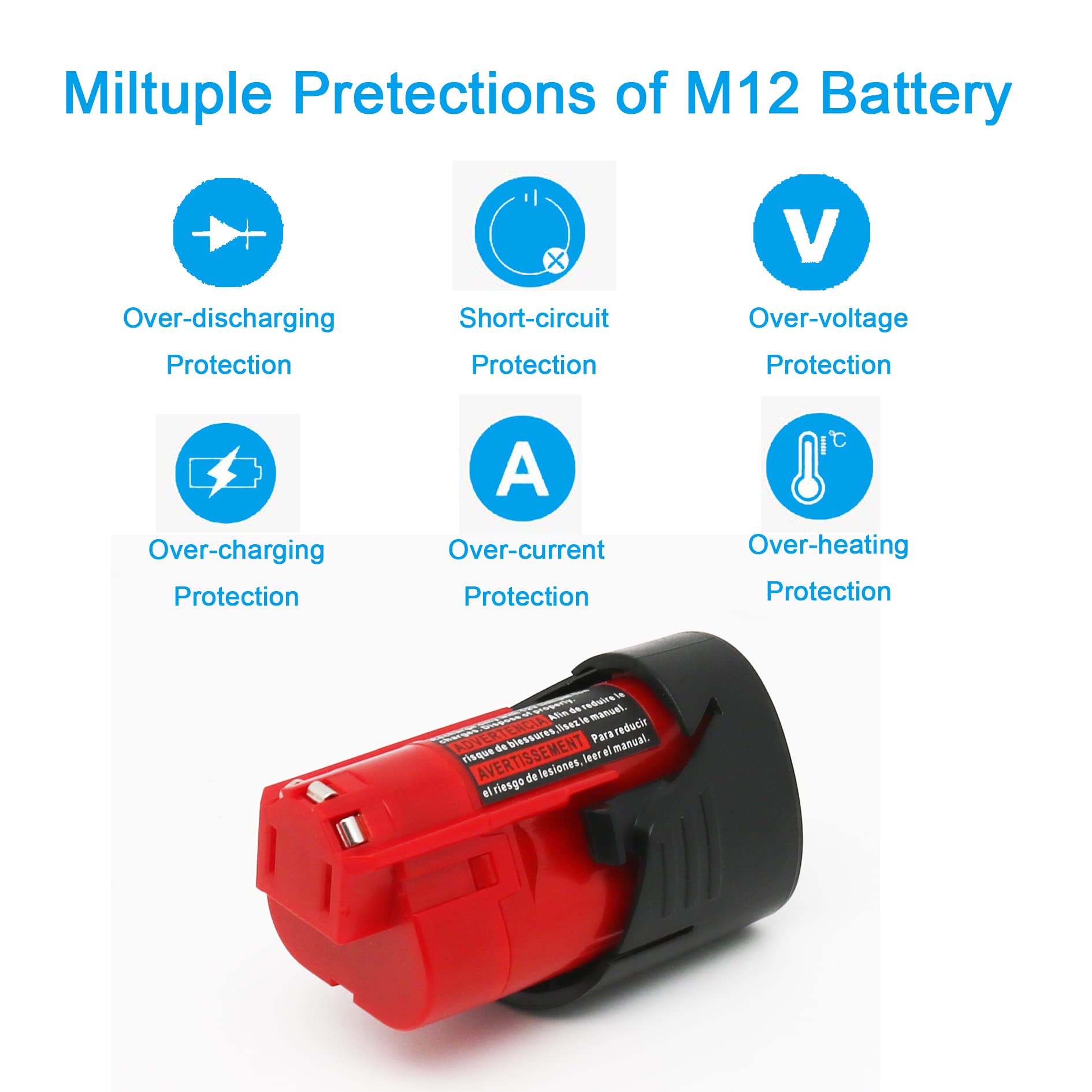 Volt1799 battery installed in a Milwaukee 12V tool for reliable power.