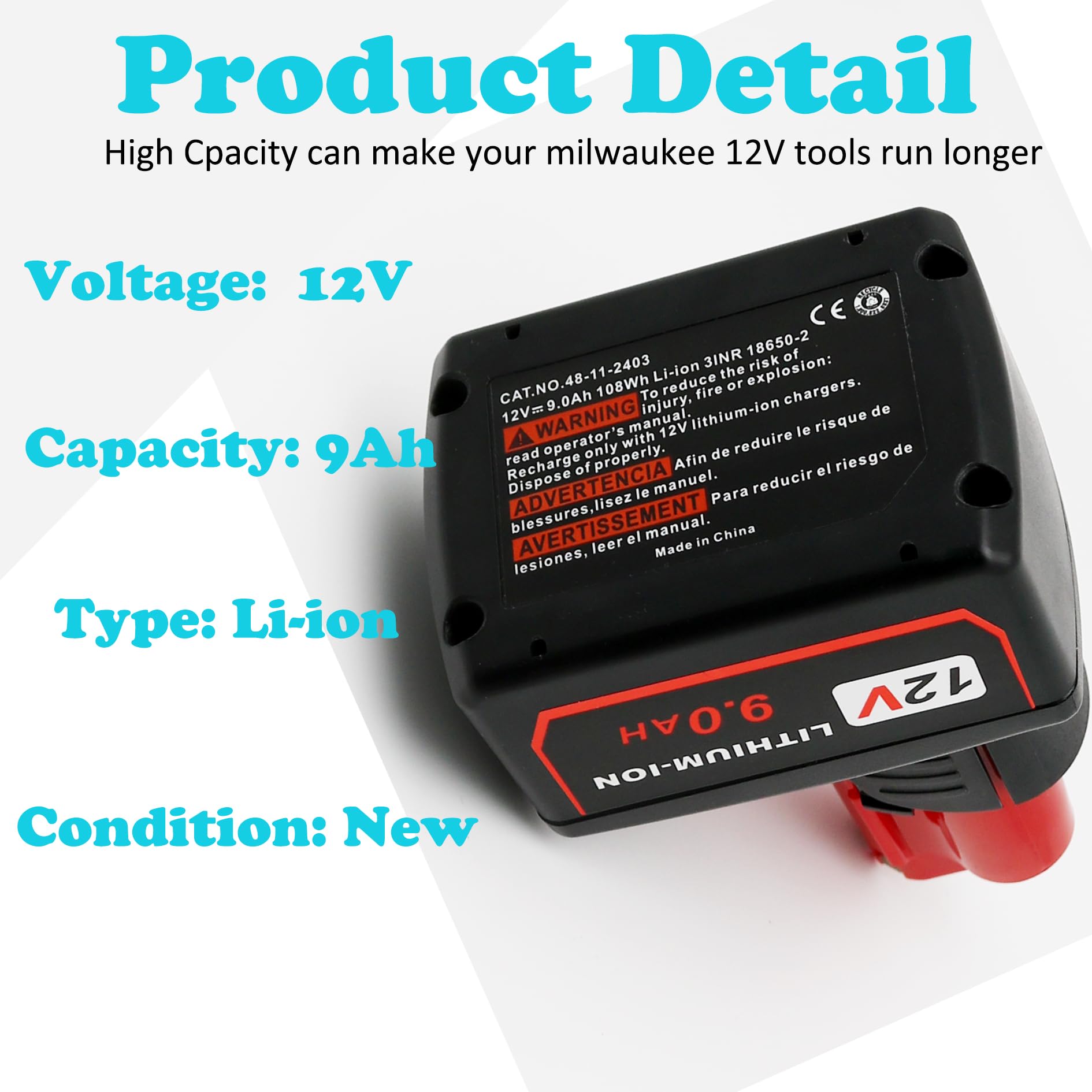 Volt1799 battery with built-in overcharge and overheating protection.