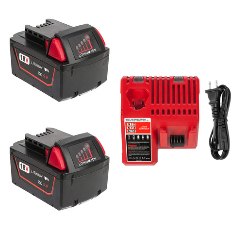 Volt1799 two-pack battery front view showing extended runtime for M18 tools.