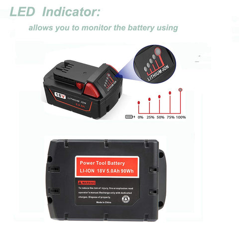Volt1799 two-pack battery side view highlighting durable casing for rugged jobs.