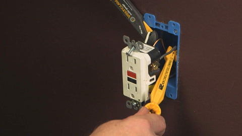 VoltClaw 12 nonconductive wire pliers featuring T-Groove bend to reposition wires.