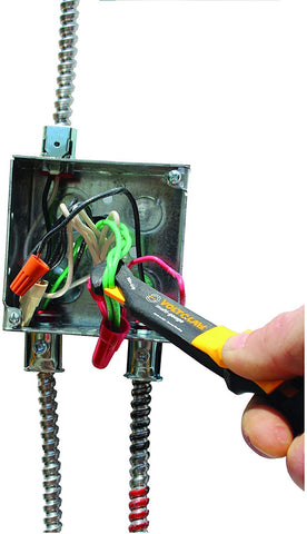 VoltClaw Multi-Gauge pliers showcasing rugged handle and durable non-conductive grip.