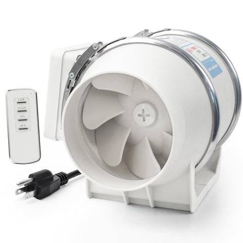 Voltset inline-exhaust-fan remote-control enhances ventilation with quiet operation.