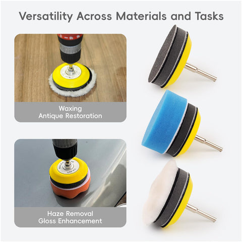 Voltsgt hook-and-loop sandpaper discs for quick, secure paper changes during work.