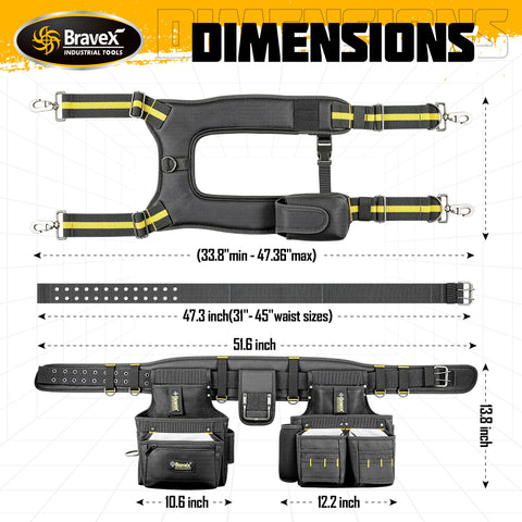 Voltstorm Bravex heavy-duty hardware resists wear during tough tasks