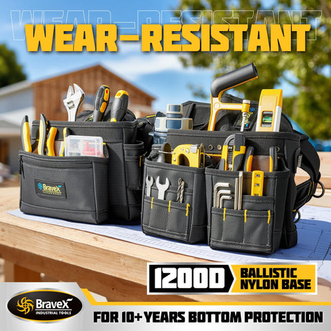 Voltstorm Bravex Y-style suspenders illustrate balanced weight distribution for long shifts