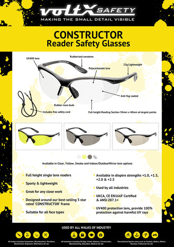 voltX Constructor full-lens magnification at +1.5 enhances detail in tasks.