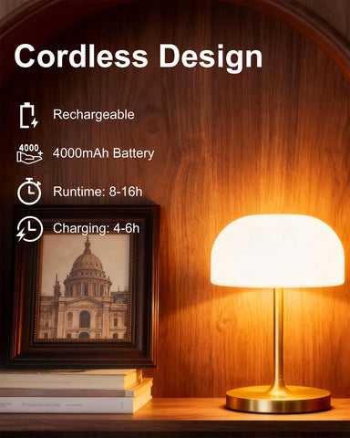 VoMii waterproof cordless lamp suitable for bathroom and outdoor use