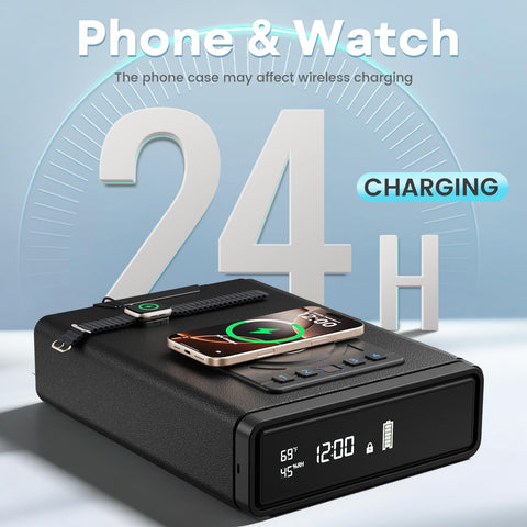 Vomlor Biometric Safe PIN code access provides flexible entry options.