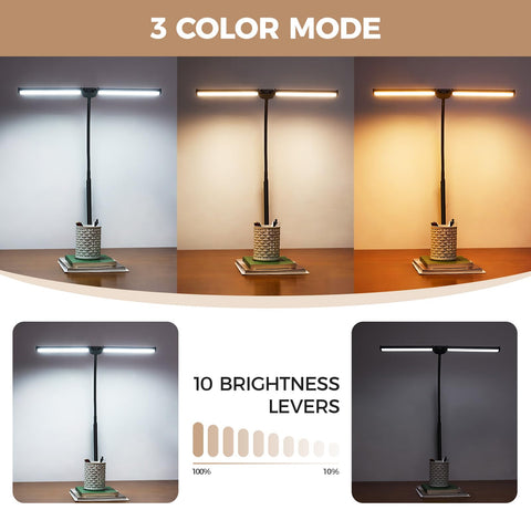 Voncerus LED desk lamp clamp attachment securing the lamp to a desk