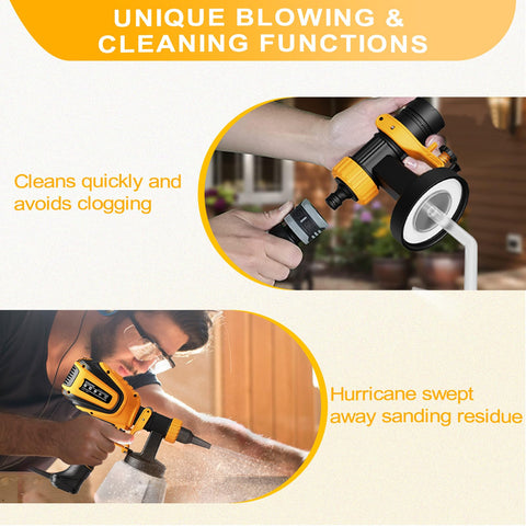 VONFORN cleaning connector helps rinse residual paint after spraying