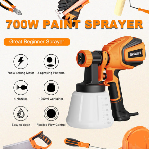 Three spray patterns offer horizontal, vertical, and circular coverage for precision.