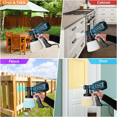 VF803 in-use on a chair shows smooth, even finish.