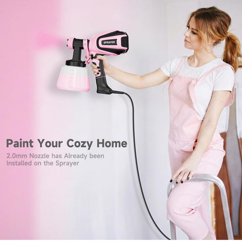 VONFORN VF803 pink dust blowing jet helps prep surfaces quickly before spraying.
